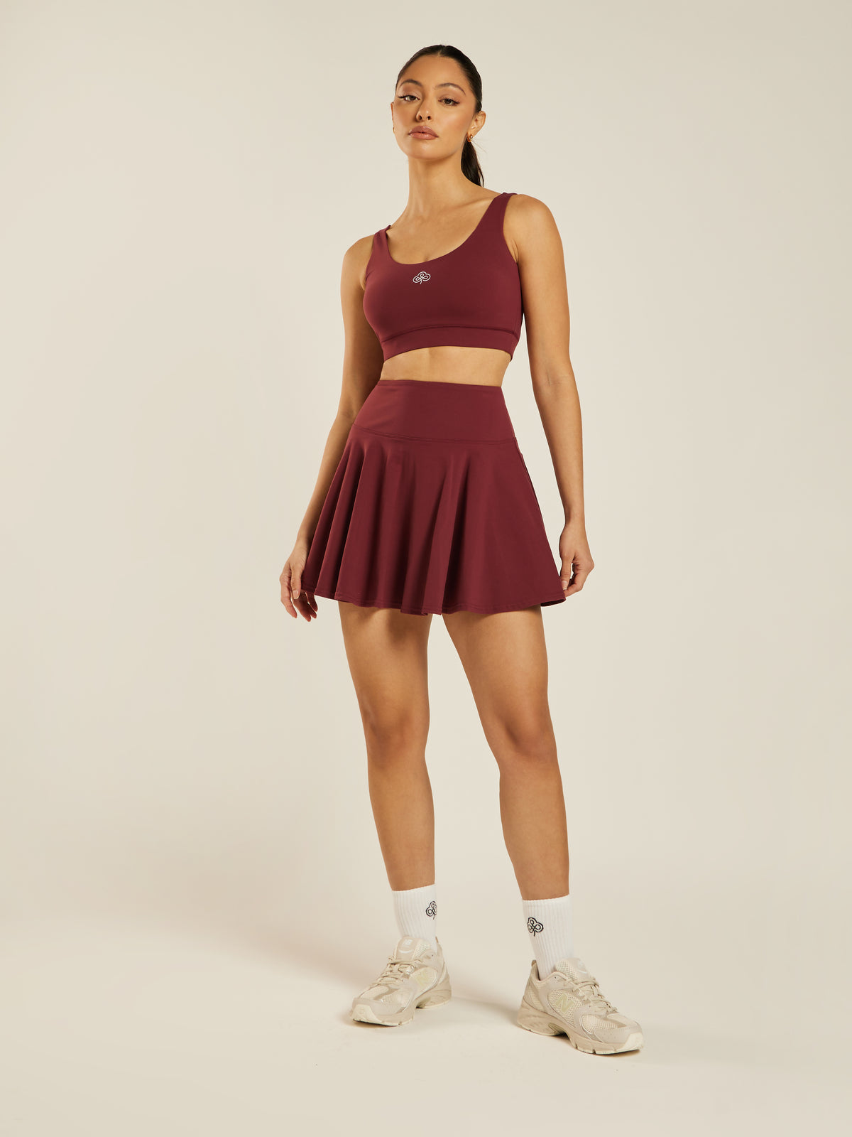 Be 180 Skort - Bordeaux | Beathletica Activewear