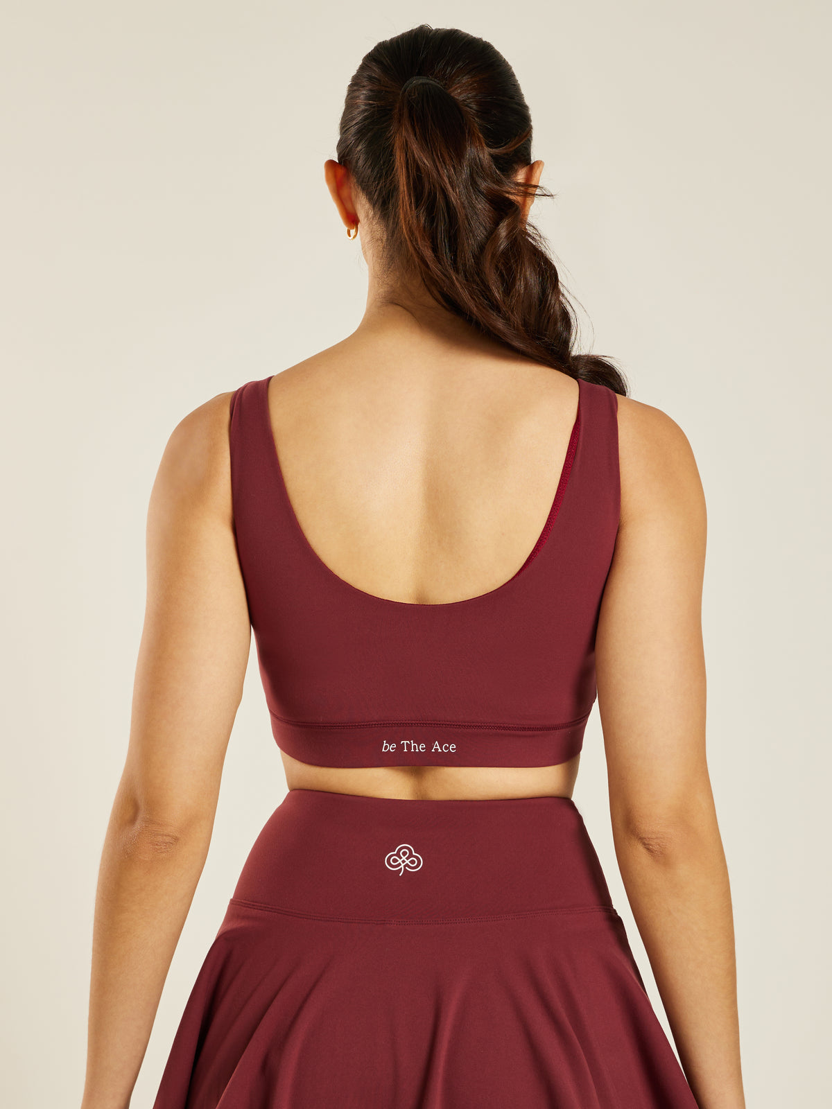 Be 180 Sports Bra - Bordeaux | Beathletica Activewear