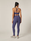 Stretch Wrap-Waist Legging, Patriot Blue