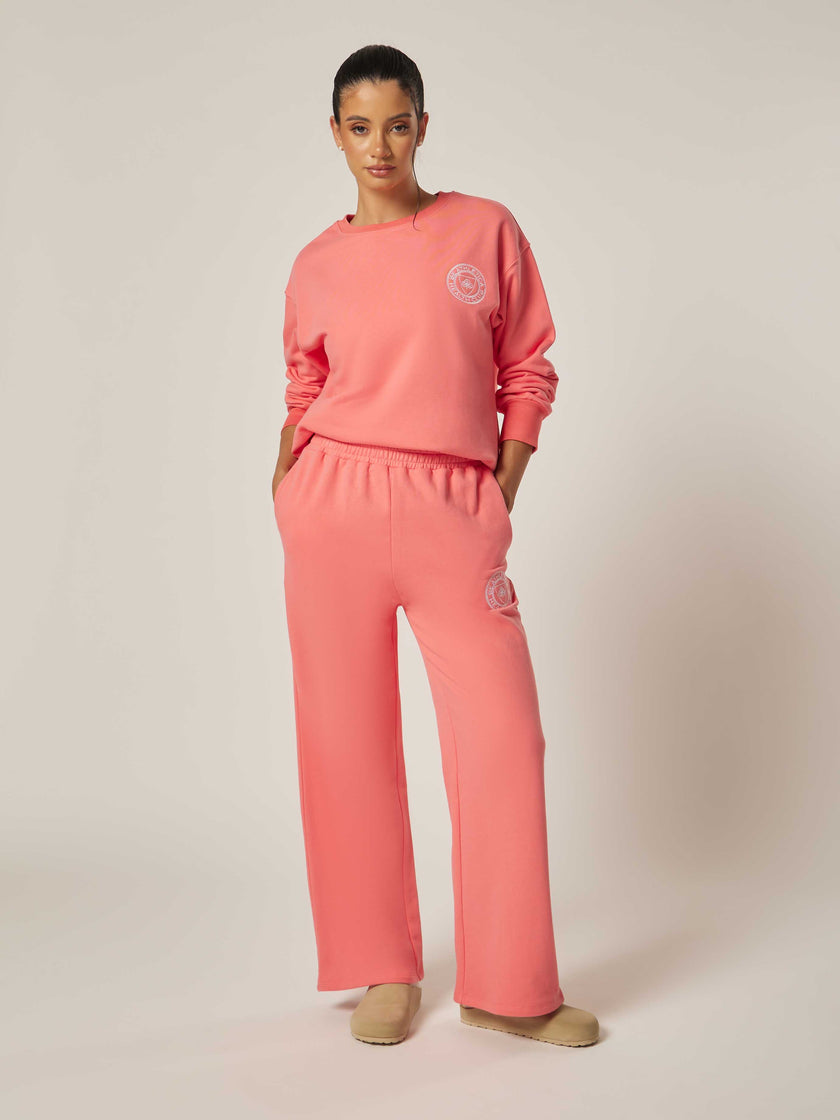 Be Effortless Wide-Leg Pants - Tea Rose