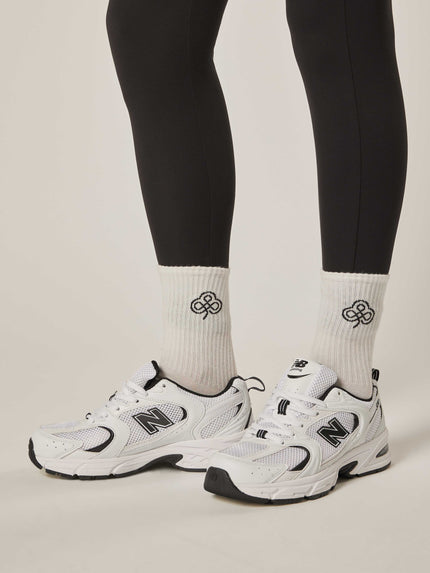 Be Athletica Icon Socks, White