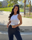Be 180 Racer Tank - White