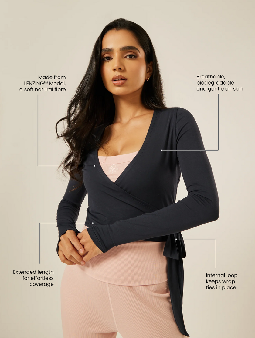 The Ultimate Ballet Wrap-Top - Midnight