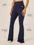 Essential Everyday Foldover Flare Pants - Midnight | Beathletica Activewear