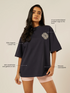 Be The Ace Oversized Tee - Midnight | Beathletica Activewear