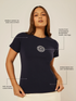 Be Athletica Health Club Tee - Midnight | Beathletica Activewear