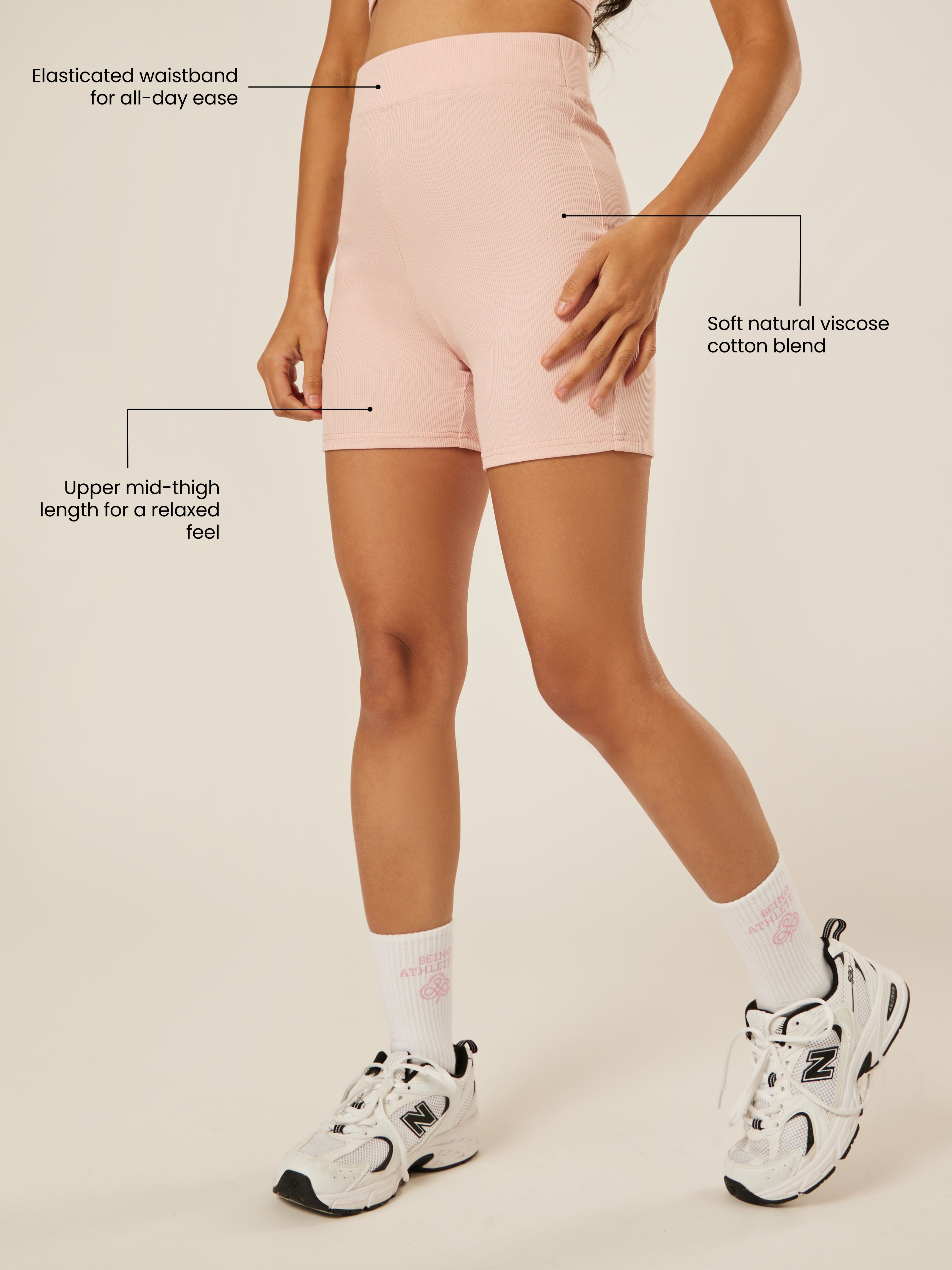 Essential Everyday Lounge Shorts - Milkshake