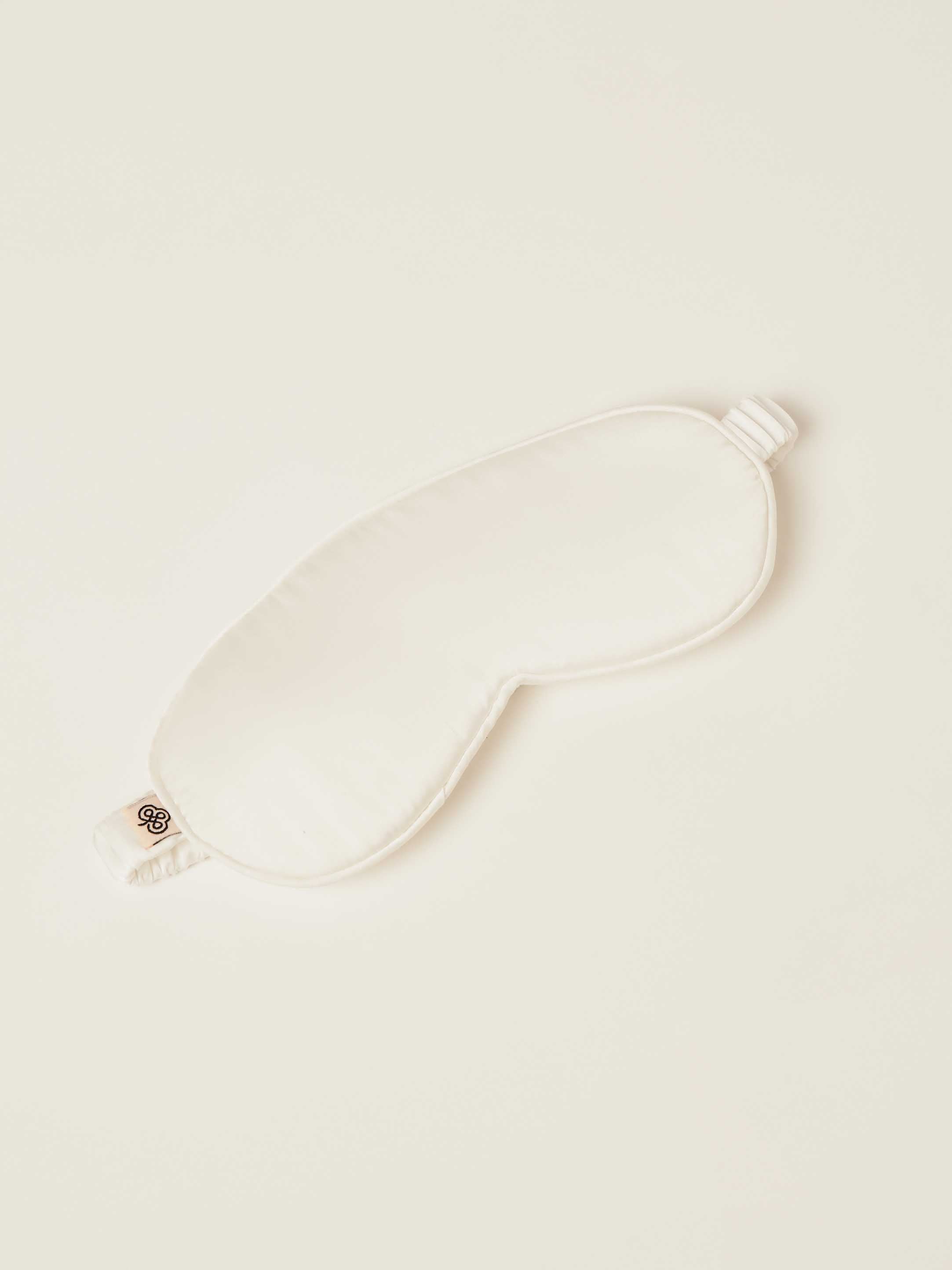 Be Athletica Silk-Blend Sleep Mask - Off-White