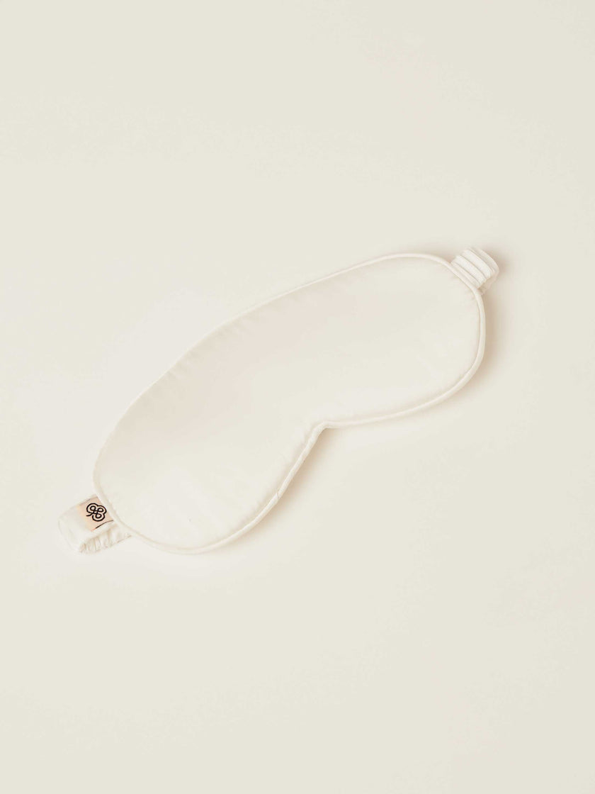 Be Athletica Silk-Blend Sleep Mask - Off-White