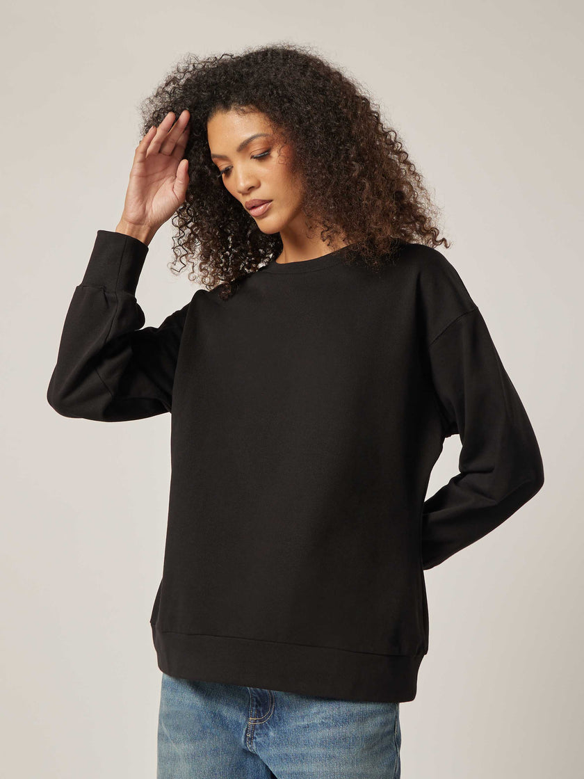 Elevate Essential Everyday Sweatshirt - Black
