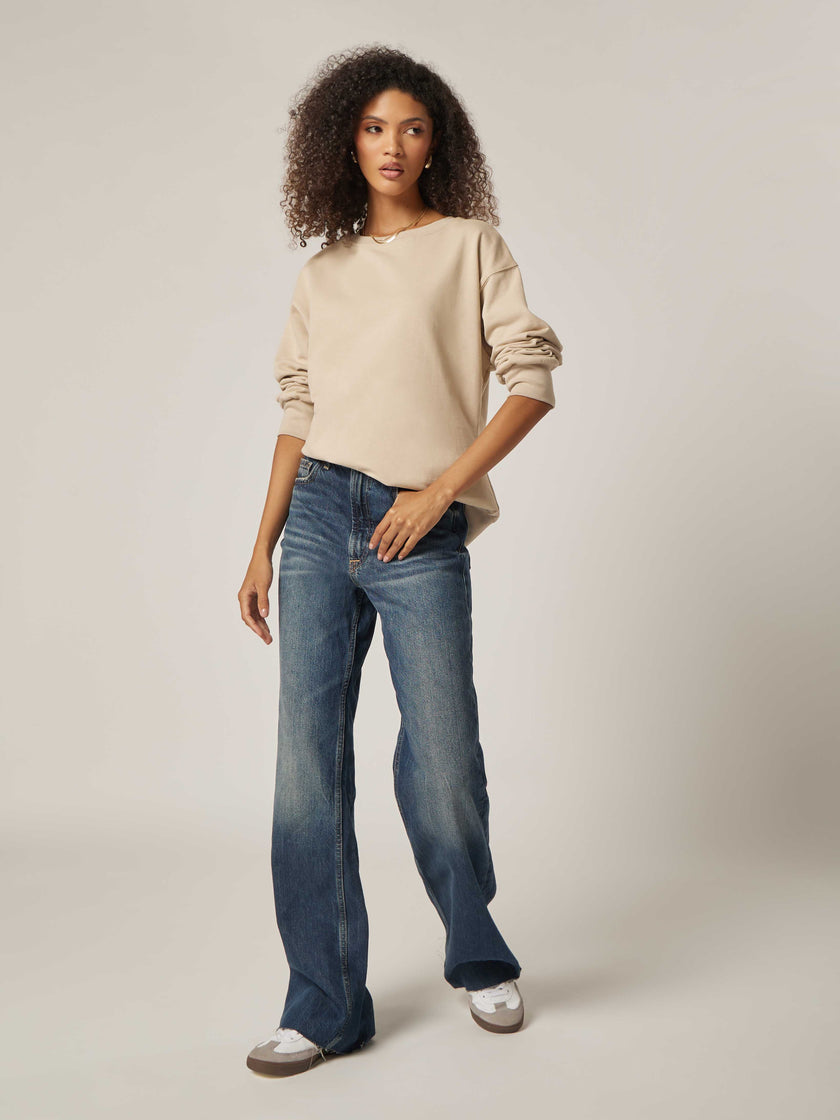 Elevate Essential Everyday Sweatshirt - Oatmeal