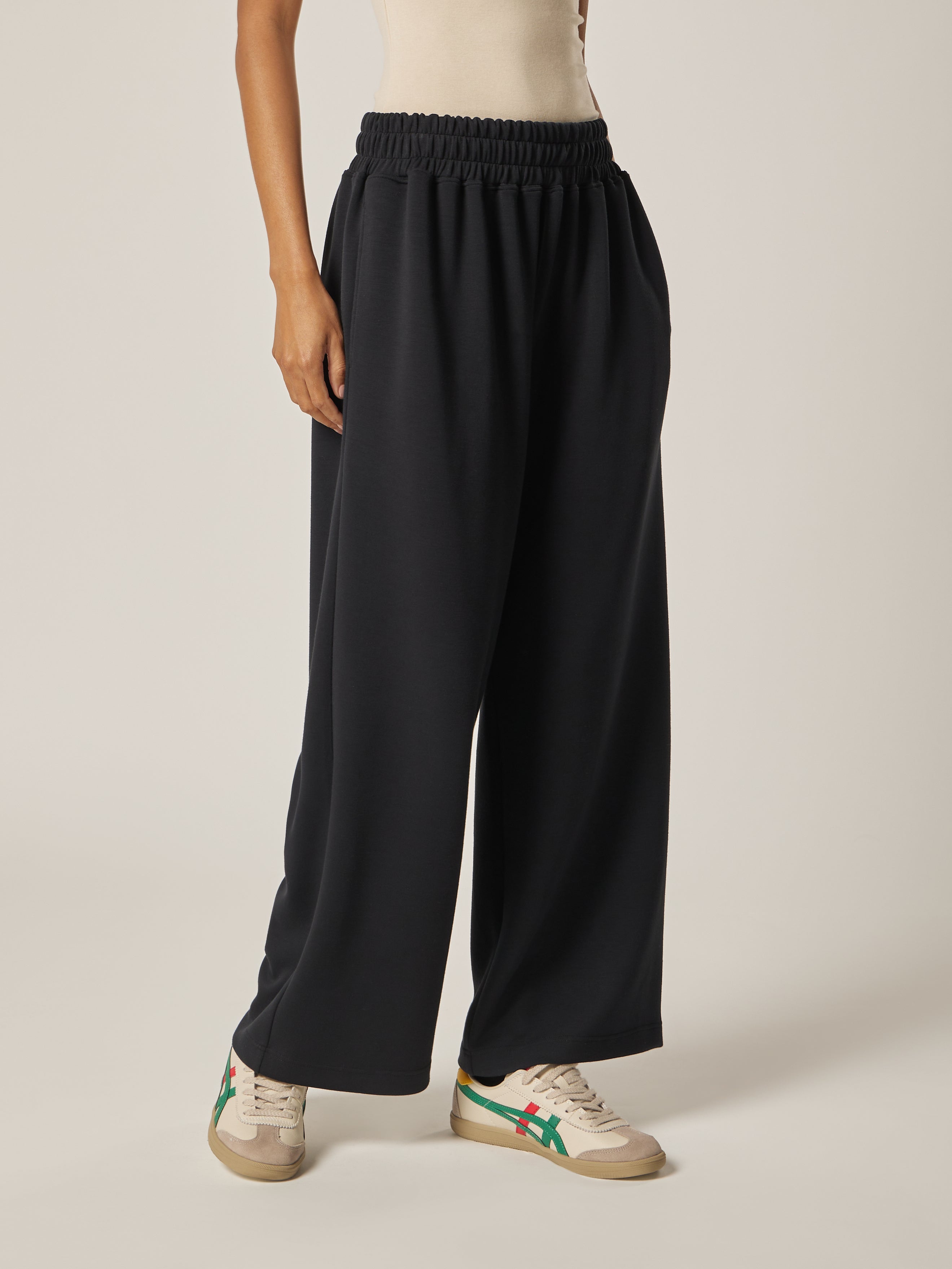 Elevate Essential Statement Wide-Leg Pants