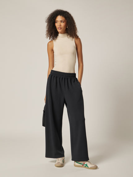 Elevate Essential Statement Wide-Leg Pants