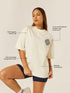 Be The Ace Oversized Tee - Off-White | Beathletica Activewear