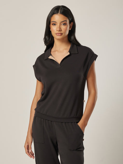 Elevate Essential Collar-Neck Top