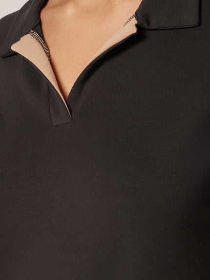Elevate Essential Collar-Neck Top | Beathletica Activewear