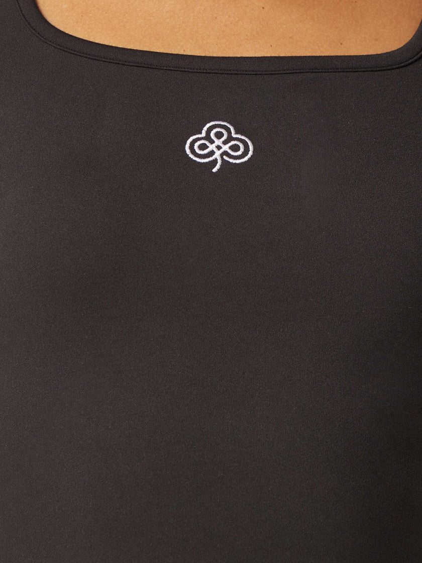 Stretch Essential Tank Top - Black