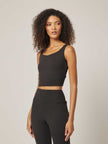 Stretch Essential Tank Top - Black
