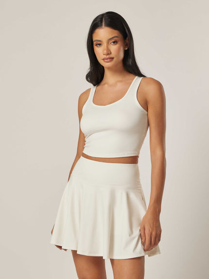 Stretch Essential Tank Top - Off White