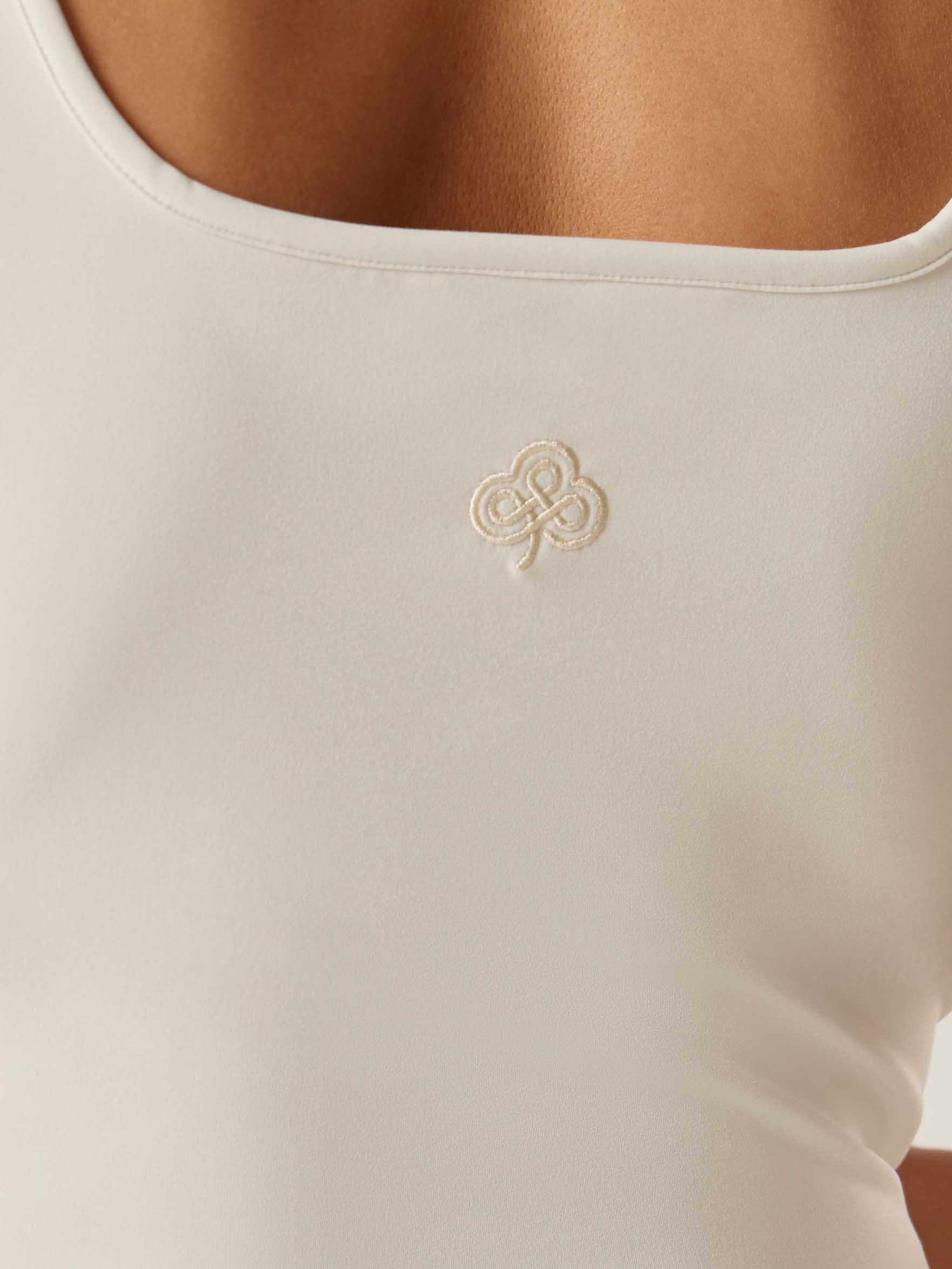Stretch Essential Tank Top - Off White