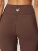 Stretch Wrap-Waist Legging - Coffee Bean