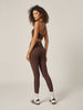 Stretch Wrap-Waist Legging - Coffee Bean