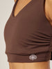 Core Sports Bra - Coffee Bean