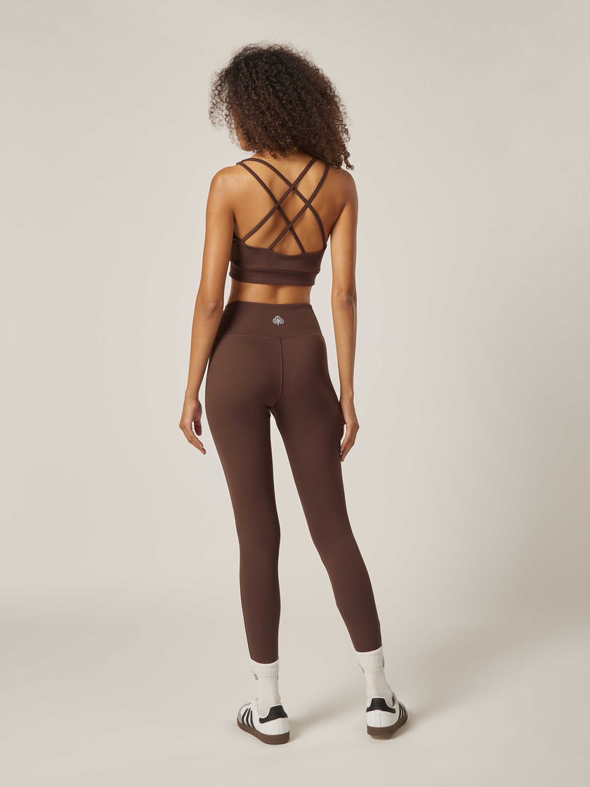 Core Sports Bra - Coffee Bean