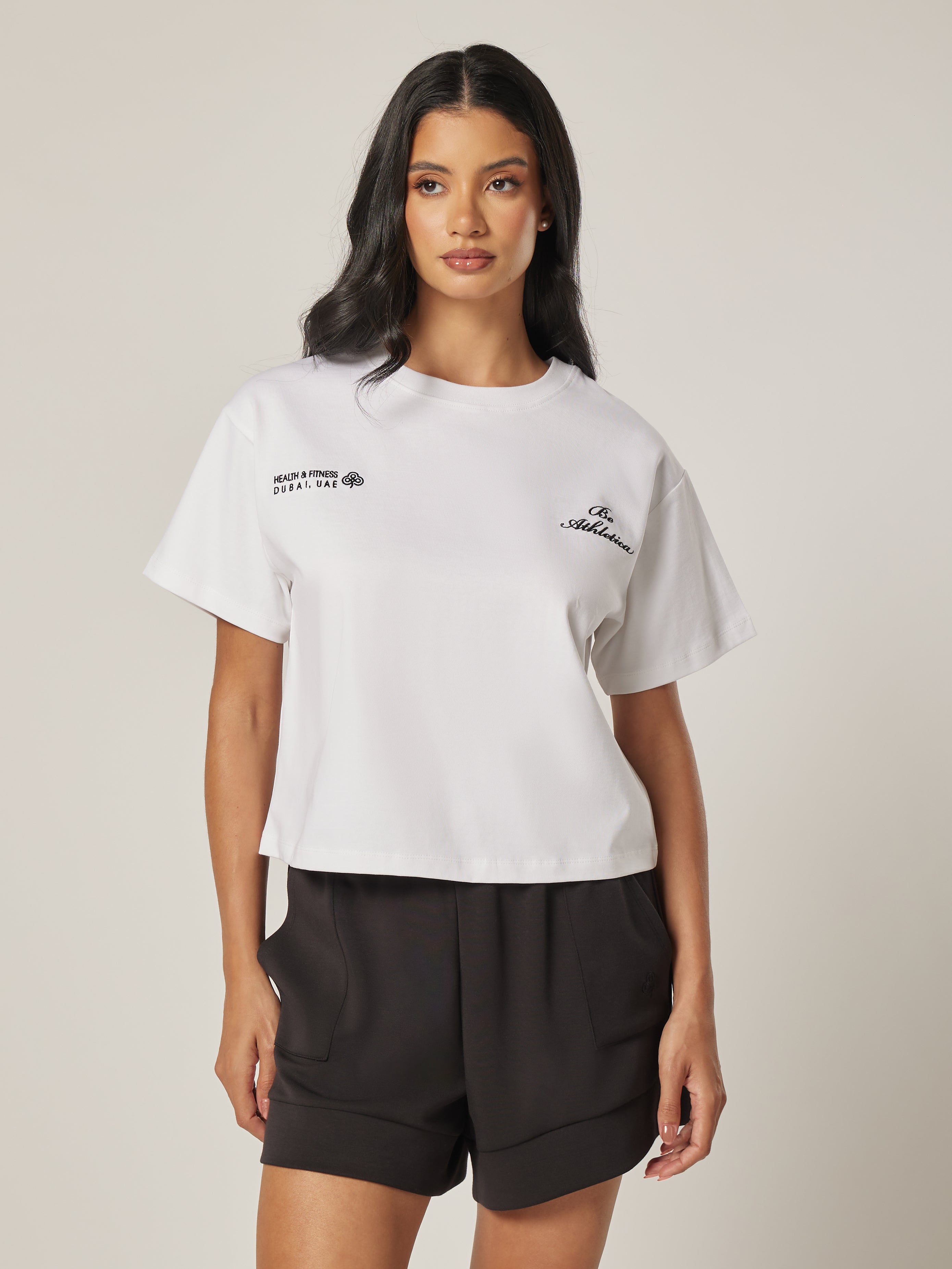 Be Athletica Cotton Oversized Tee