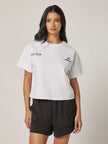 Be Athletica Cotton Oversized Tee - Off White
