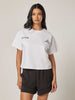 Be Athletica Cotton Oversized Tee - Off White