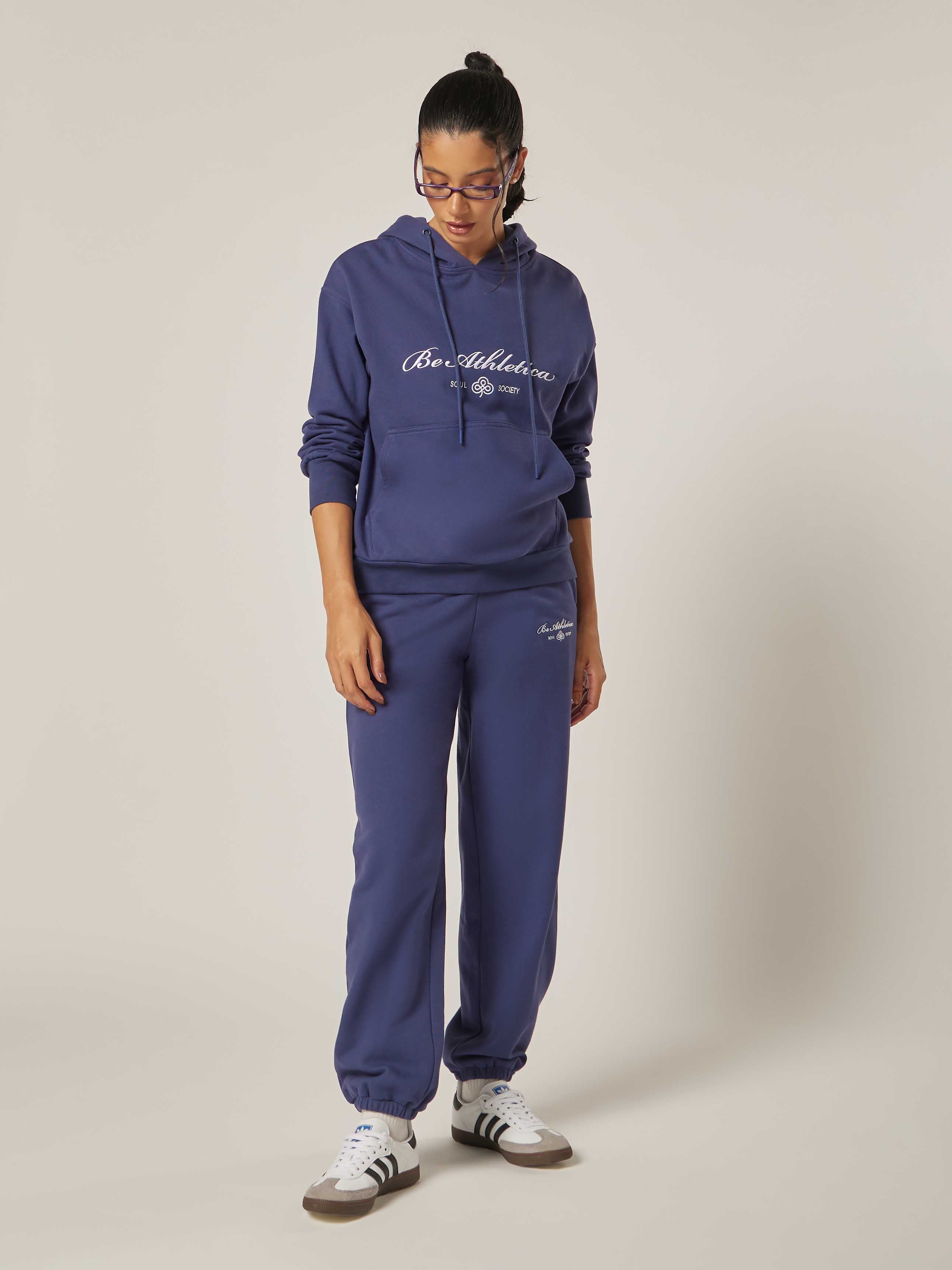 Be Statement Oversized Hoodie - Patriot Blue