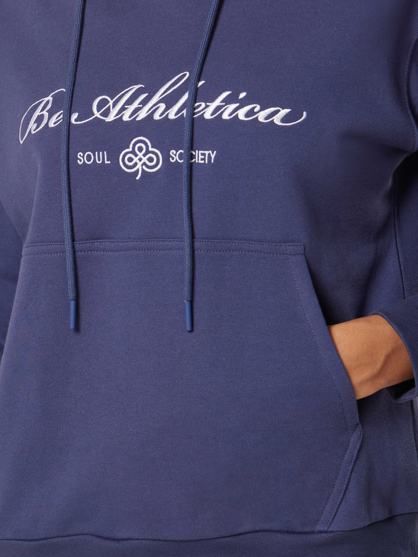 Be Statement Oversized Hoodie - Patriot Blue