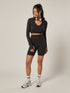 Stretch Cycling Shorts - Black