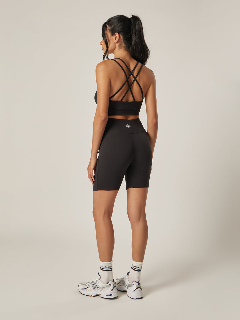 Stretch Cycling Shorts - Black