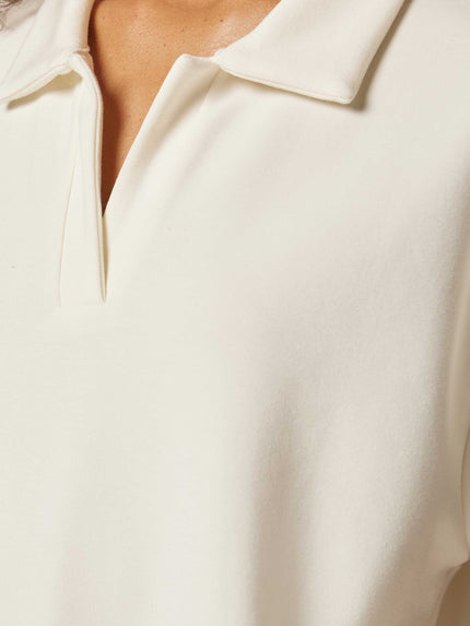 Elevate Essential Collar-Neck Top | Beathletica Activewear