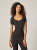 Core Short-Sleeve Top - Black