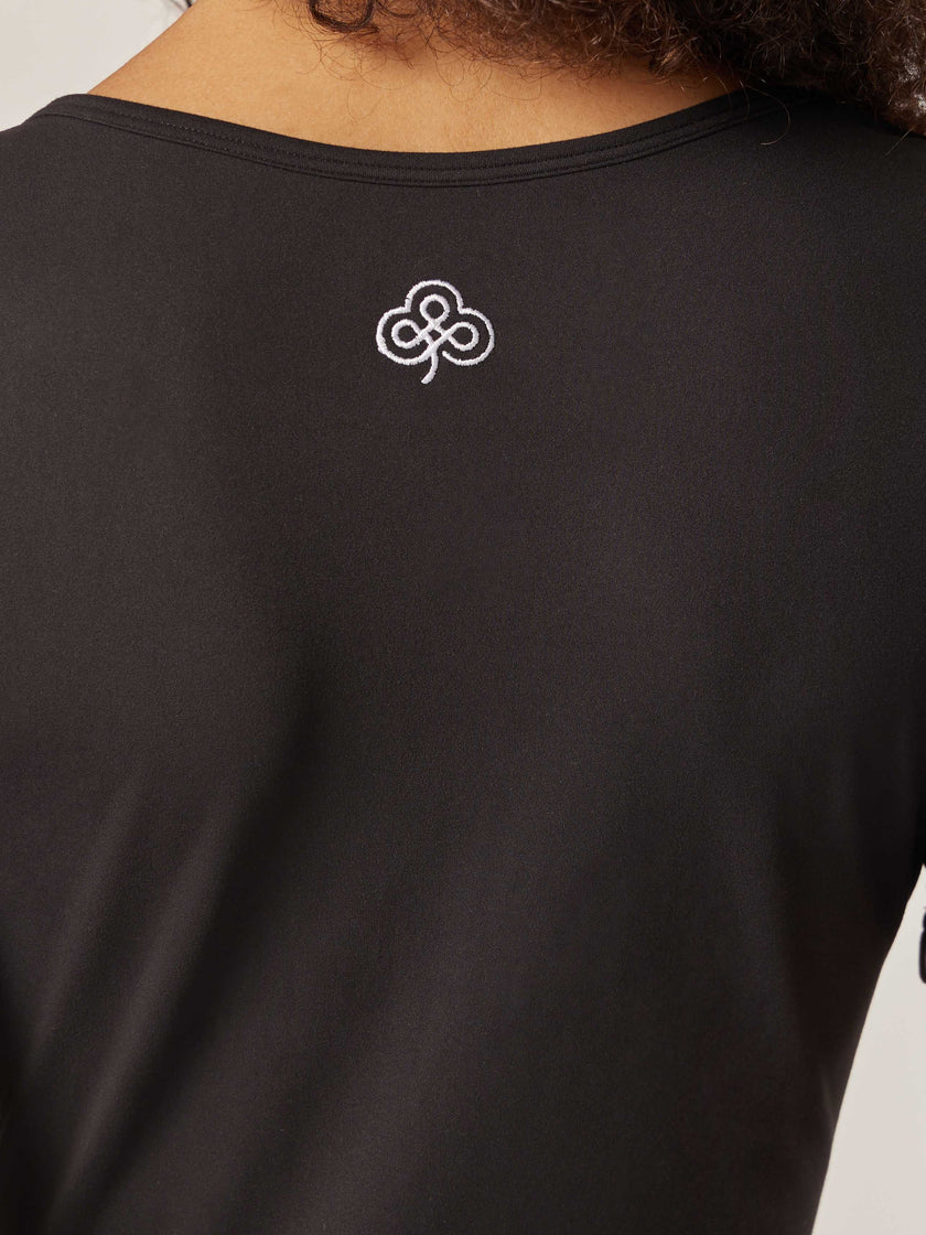 Core Short-Sleeve Top - Black