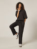 Elevate Essential Sporty Wide-Leg Pants, Black