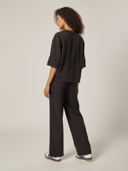 Elevate Essential Sporty Wide-Leg Pants