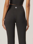 Stretch Flared Leggings - Black
