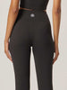 Stretch Flared Leggings - Black
