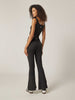 Stretch Flared Leggings - Black