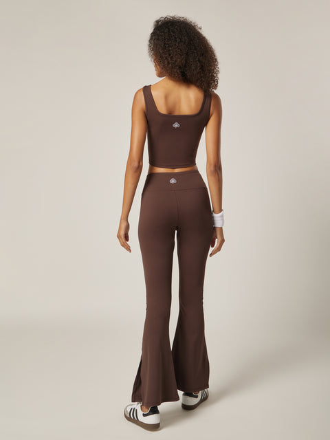 Stretch Essential Tank Top - Coffee Bean