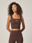 Stretch Essential Tank Top - Coffee Bean