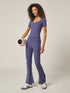 Stretch Flared Leggings - Patriot Blue