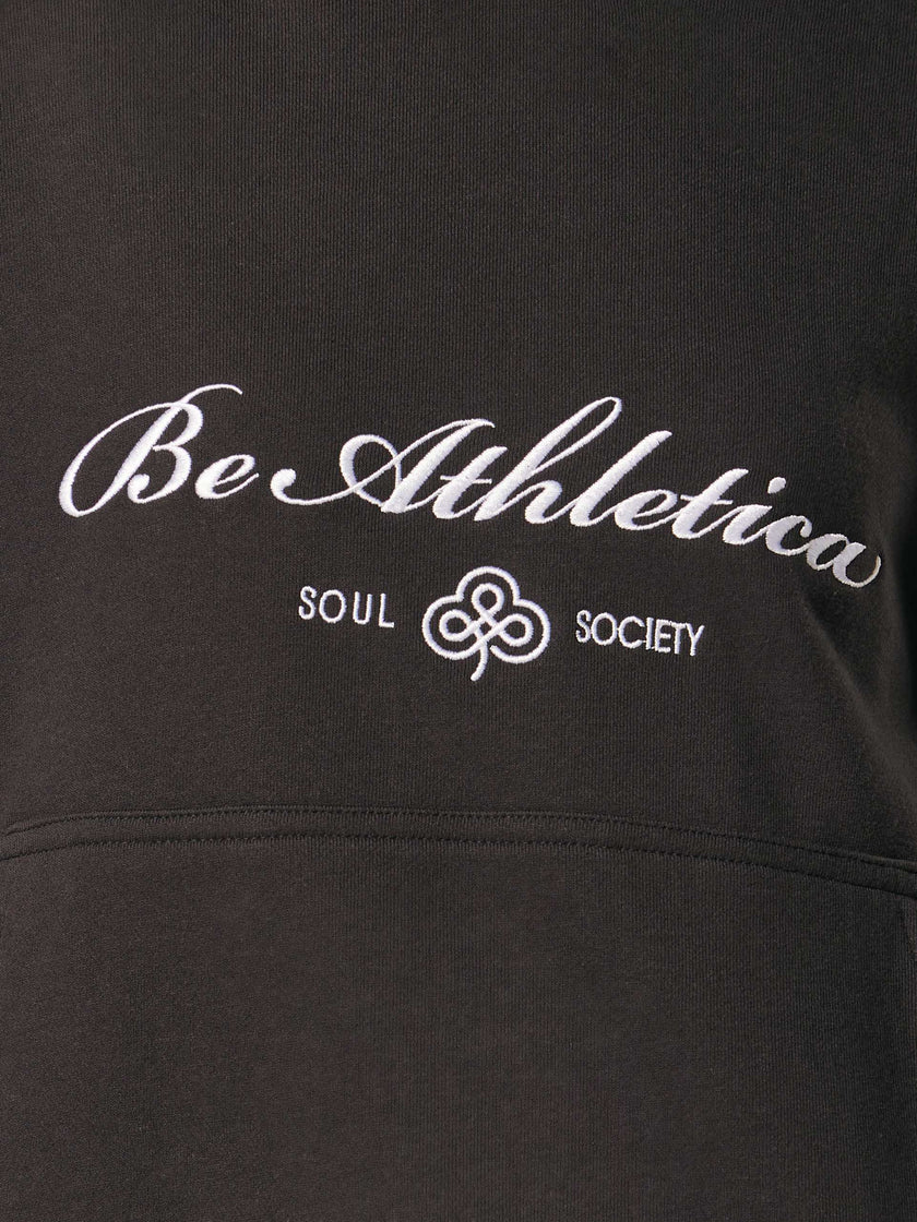 Be Statement Oversized Hoodie - Black