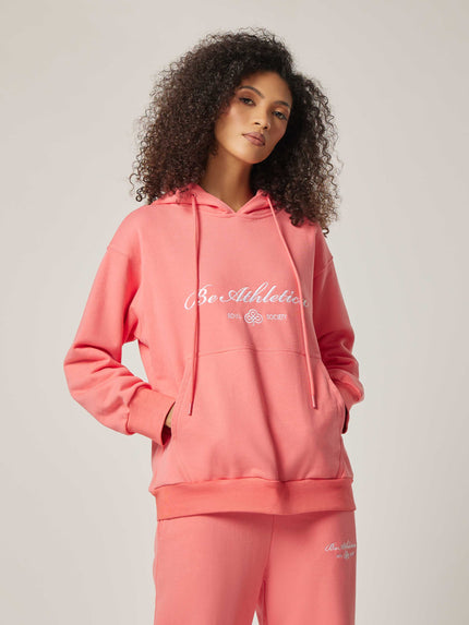Be Statement Oversized Hoodie - Tea Rose