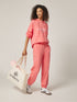 Be Statement Oversized Hoodie - Tea Rose