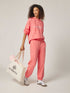 Be Statement Oversized Hoodie - Tea Rose